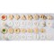Hutzler 23pc Easy Action Cookie Press and Food Decorator Set - For Simple Decorating of Appetizers and Desserts